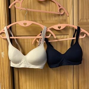 Carole Hochman Black and Nude Bra Set